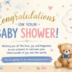 baby shower congrats message