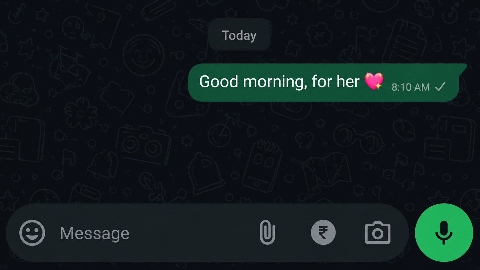 morning message for her