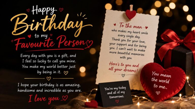 birthday message to boyfriend