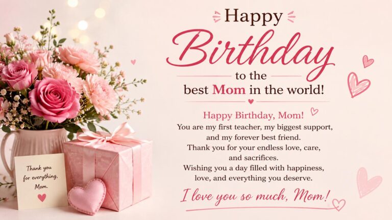 happy birthday message to mom