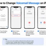 how to change voicemail message on iphone
