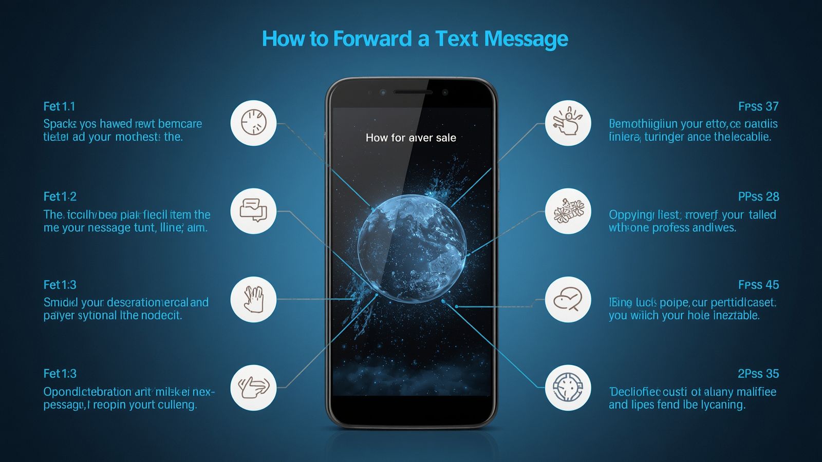 how to forward a text message on android