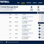 michigan football message board