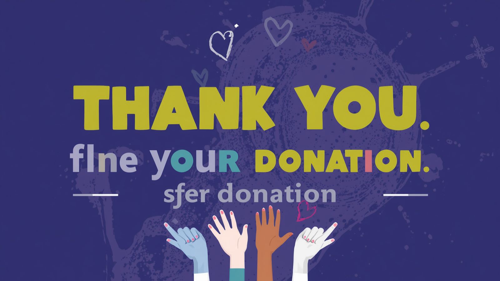 short thank you message for donation