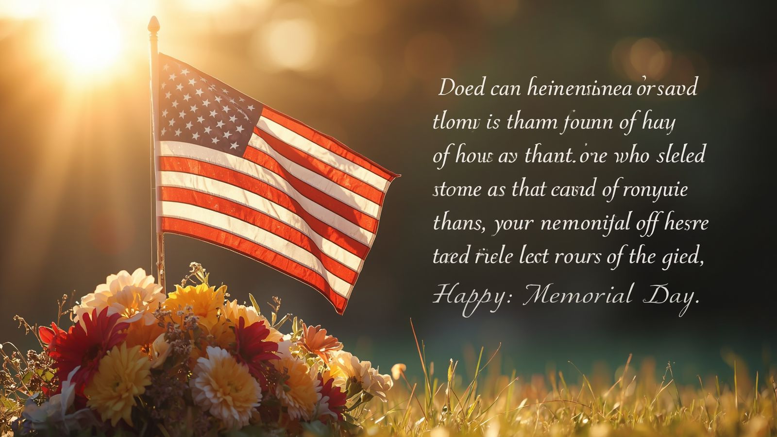 trump memorial day message