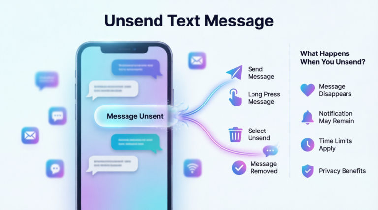 unsend text message