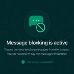 what is message blocking is active