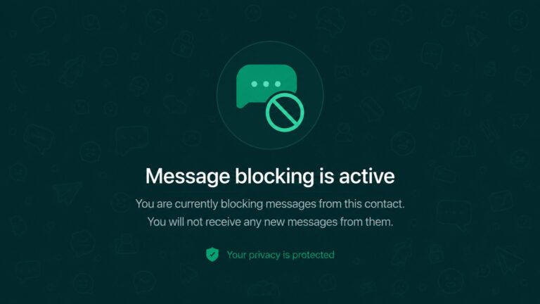 what is message blocking is active