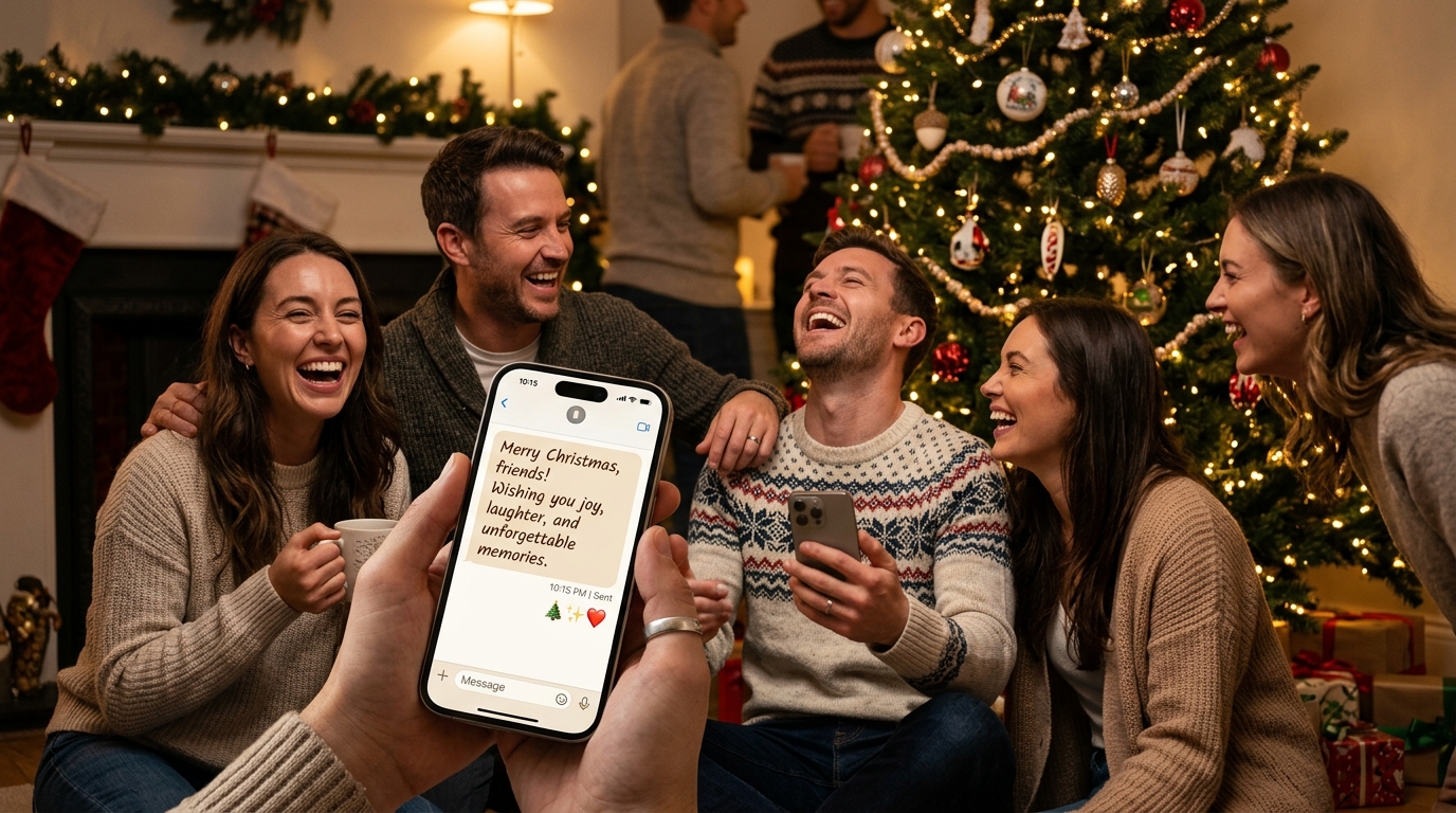 christmas message for friends